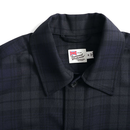 Traditional Weatherwear トラディショナルウェザーウェア チェック ワークシャツ G242OSFSH0308TL ブラックウォッチ メンズ