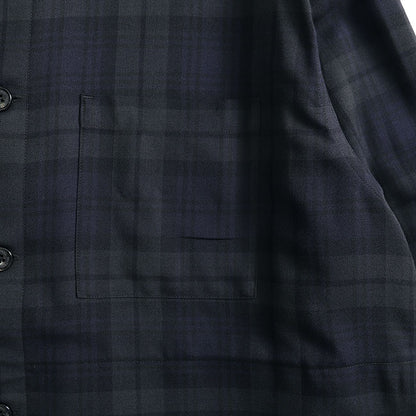 Traditional Weatherwear トラディショナルウェザーウェア チェック ワークシャツ G242OSFSH0308TL ブラックウォッチ メンズ