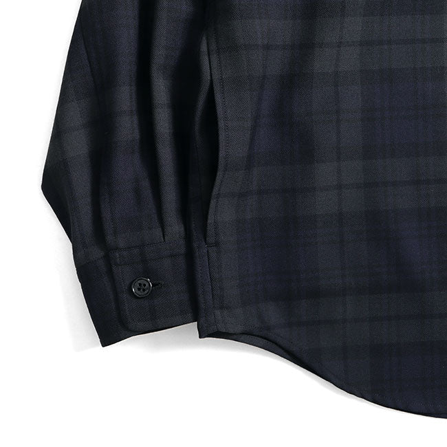 Traditional Weatherwear トラディショナルウェザーウェア チェック ワークシャツ G242OSFSH0308TL ブラックウォッチ メンズ