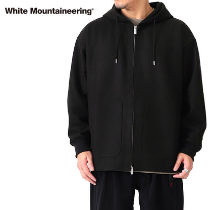 White Mountaineering MELTON ZIP UP HOODIE WM2473517