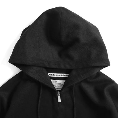 White Mountaineering MELTON ZIP UP HOODIE WM2473517