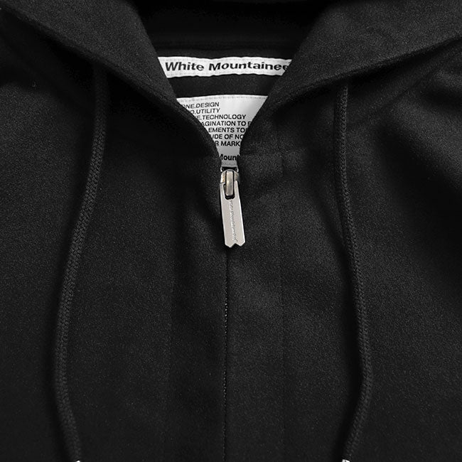 White Mountaineering MELTON ZIP UP HOODIE WM2473517