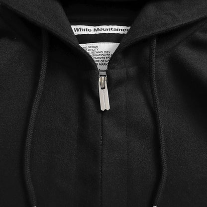 White Mountaineering MELTON ZIP UP HOODIE WM2473517