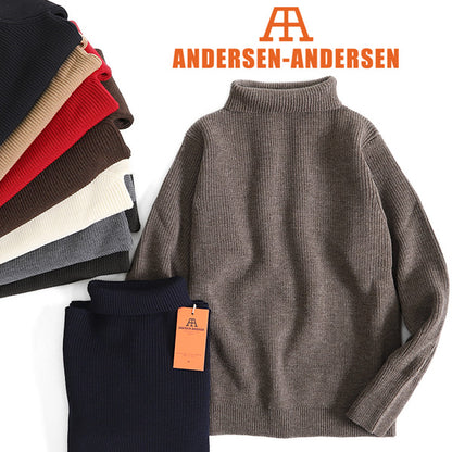 ANDERSEN-ANDERSEN アンデルセンアンデルセン 7ゲージ タートルネック セーター SAILOR TURTLENECK 7GG ハイネック (メンズ レディース)