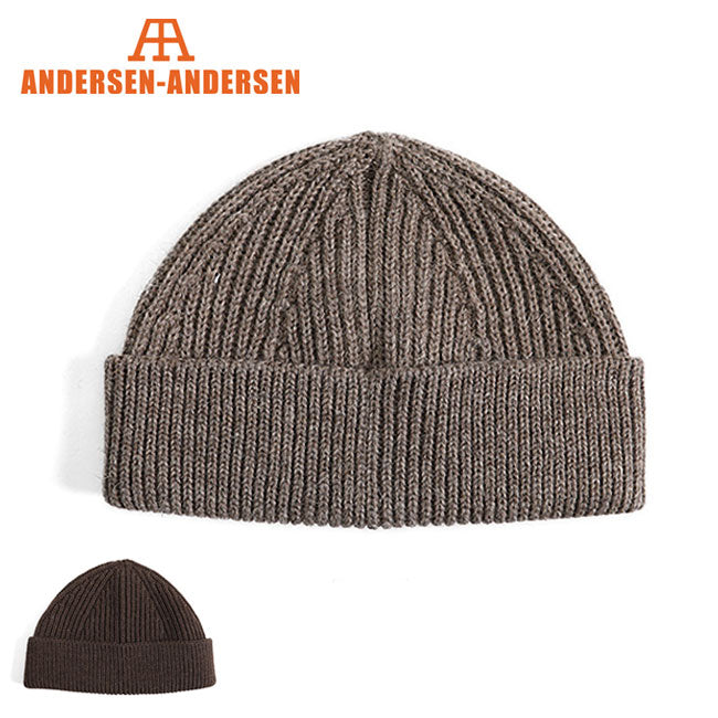 [予約商品] ANDERSEN-ANDERSEN ビーニー ショート ニットキャップ BEANIE SHORT 5GG ナチュラル ニット帽 帽子 メンズ **