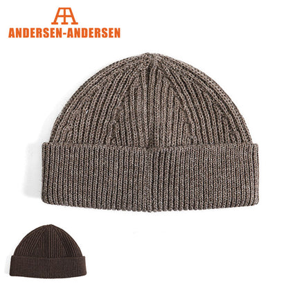 [予約商品] ANDERSEN-ANDERSEN ビーニー ショート ニットキャップ BEANIE SHORT 5GG ナチュラル ニット帽 帽子 メンズ **