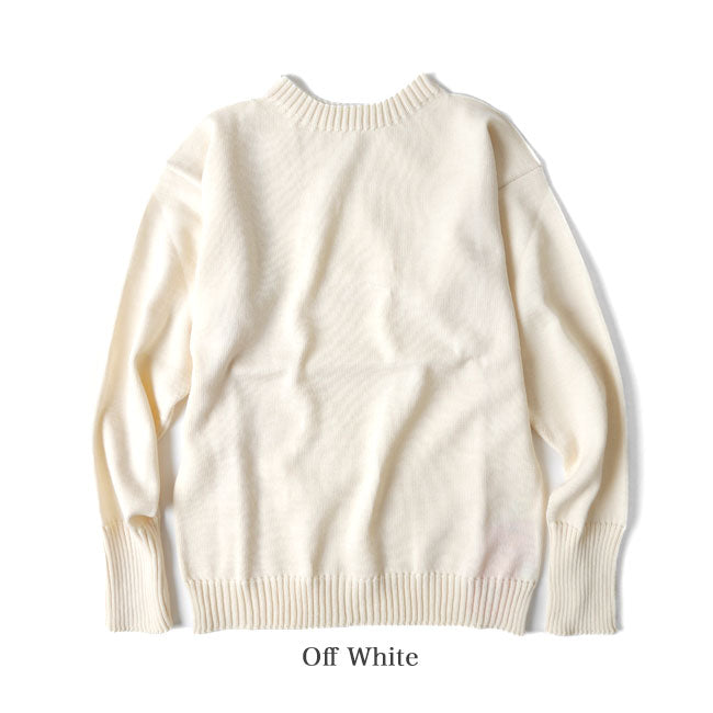 ANDERSEN-ANDERSEN アンデルセンアンデルセン 7ゲージ シーマン クルーネック セーター SEAMAN CREWNECK 7GG (メンズ レディース)