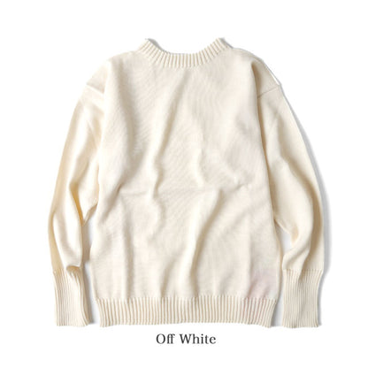 ANDERSEN-ANDERSEN アンデルセンアンデルセン 7ゲージ シーマン クルーネック セーター SEAMAN CREWNECK 7GG (メンズ レディース)