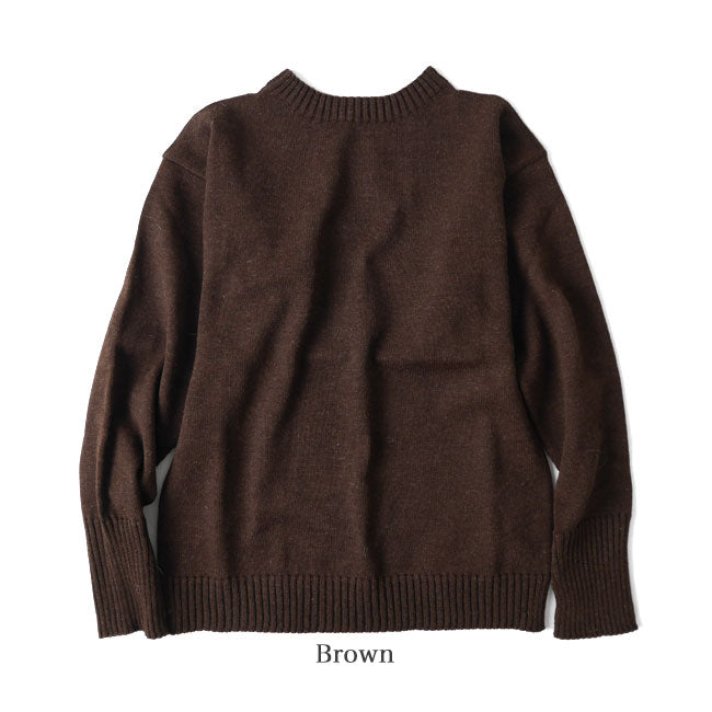 ANDERSEN-ANDERSEN アンデルセンアンデルセン 7ゲージ シーマン クルーネック セーター SEAMAN CREWNECK 7GG (メンズ レディース)