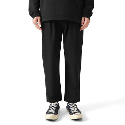 White Mountaineering BLK STRETCH 3 TUCK PANTS BK2271407