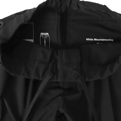 White Mountaineering BLK STRETCH 3 TUCK PANTS BK2271407