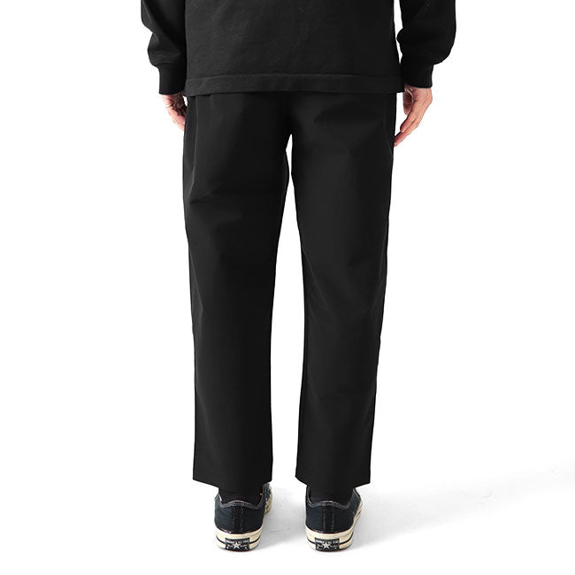 White Mountaineering BLK STRETCH 3 TUCK PANTS BK2271407