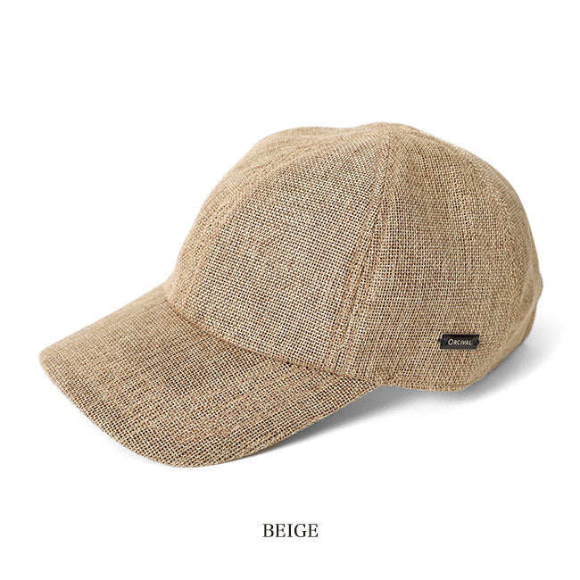 ORCIVAL オーシバル ラフィアライク 6パネル キャップ OR-H0081 RLP 麦わら 帽子 メンズ レディース