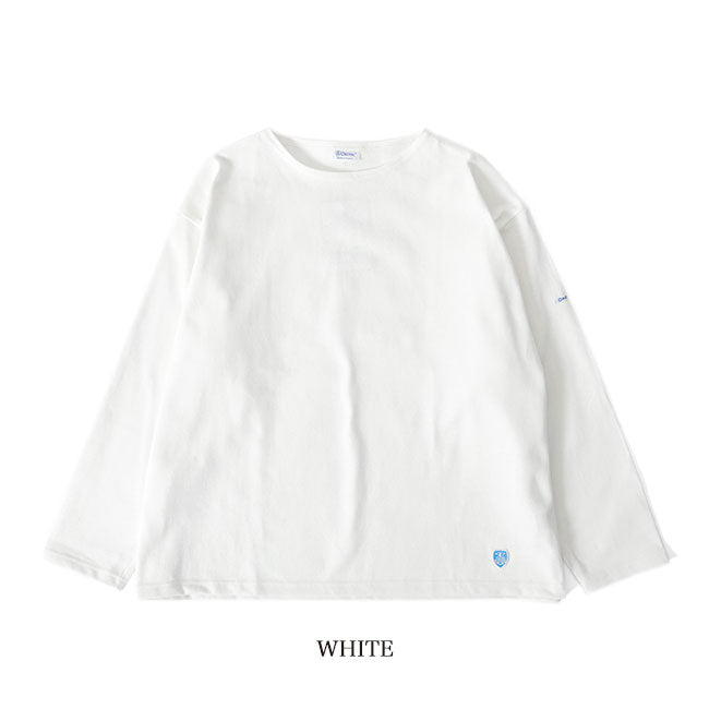 ORCIVAL オーシバル コットンロード ワイド ボートネック フレンチバスクシャツ B249 ロンT 長袖Tシャツ レディース