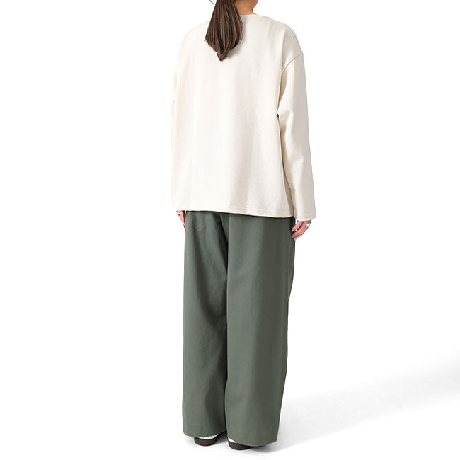 ORCIVAL オーシバル コットンロード ワイド ボートネック フレンチバスクシャツ B249 ロンT 長袖Tシャツ レディース