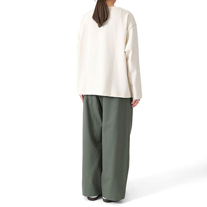 ORCIVAL オーシバル コットンロード ワイド ボートネック フレンチバスクシャツ B249 ロンT 長袖Tシャツ レディース