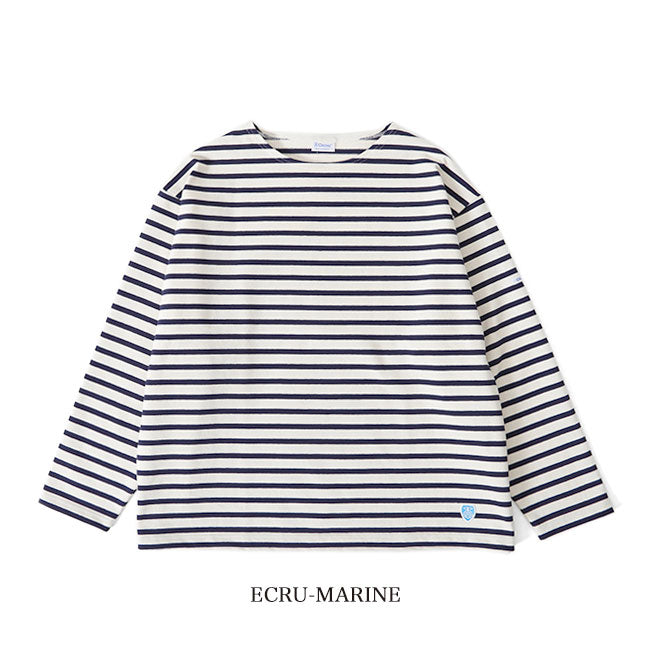 ORCIVAL オーシバル コットンロード ワイド ボートネック フレンチバスクシャツ B249 ロンT 長袖Tシャツ レディース