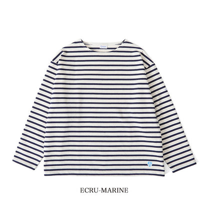 ORCIVAL オーシバル コットンロード ワイド ボートネック フレンチバスクシャツ B249 ロンT 長袖Tシャツ レディース
