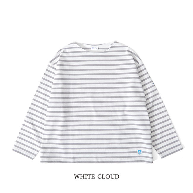 ORCIVAL オーシバル コットンロード ワイド ボートネック フレンチバスクシャツ B249 ロンT 長袖Tシャツ レディース