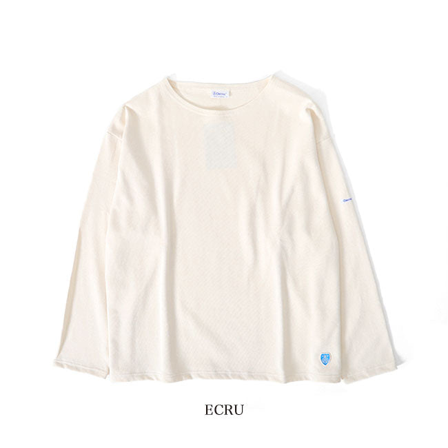 ORCIVAL オーシバル コットンロード ワイド ボートネック フレンチバスクシャツ B249 ロンT 長袖Tシャツ レディース
