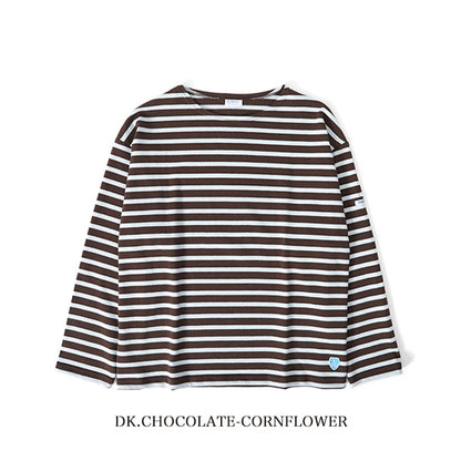 ORCIVAL オーシバル コットンロード ワイド ボートネック フレンチバスクシャツ B249 ロンT 長袖Tシャツ レディース