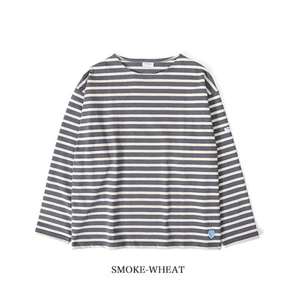 ORCIVAL オーシバル コットンロード ワイド ボートネック フレンチバスクシャツ B249 ロンT 長袖Tシャツ レディース