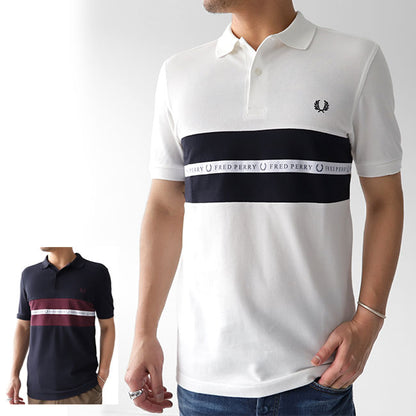Fred Perry フレッドペリー 鹿の子 切り返しポロシャツ M5566 (メンズ)
