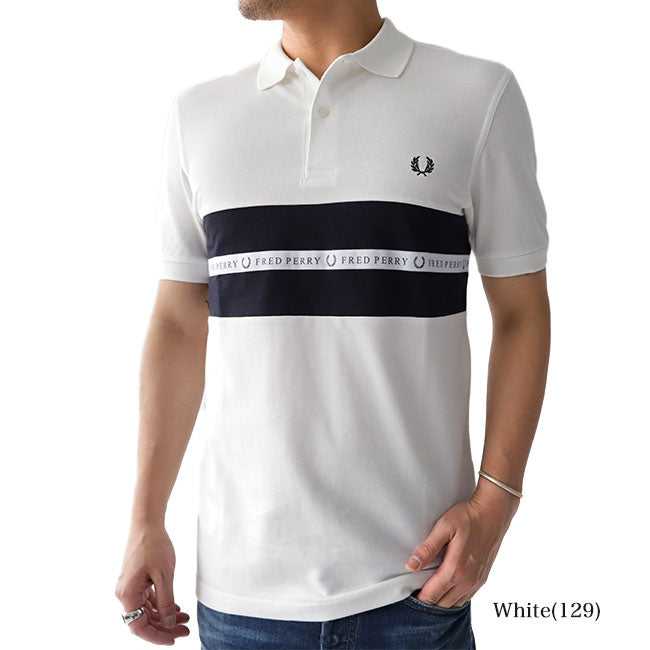 Fred Perry フレッドペリー 鹿の子 切り返しポロシャツ M5566 (メンズ)