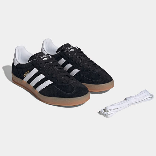adidas アディダスオリジナルス GAZELLE INDOOR ガゼル インドア スニーカー JI2060 黒 シューズ ガムソール メンズ レディース
