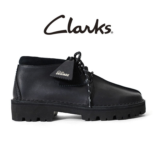 CLARKS クラークス Trek Hike トレック ハイク レザーシューズ 26179321 黒 ブーツ スニーカー メンズ