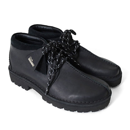 CLARKS クラークス Trek Hike トレック ハイク レザーシューズ 26179321 黒 ブーツ スニーカー メンズ