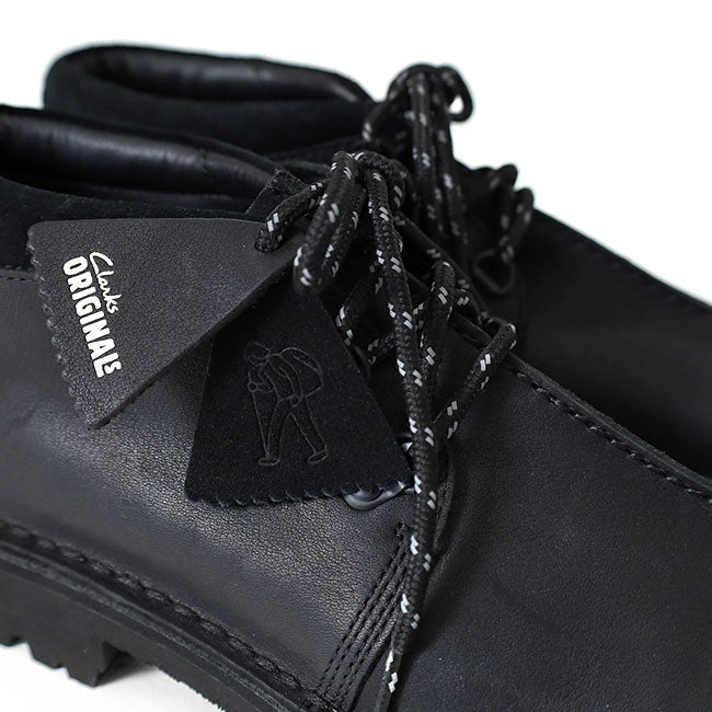 CLARKS クラークス Trek Hike トレック ハイク レザーシューズ 26179321 黒 ブーツ スニーカー メンズ