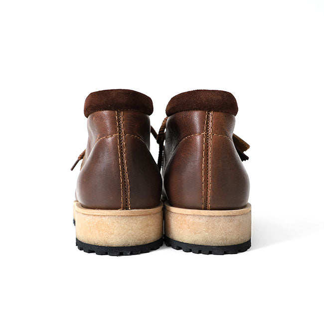 CLARKS クラークス Wallabee Scout ワラビー スカウト レザー モカシンブーツ 26178204 茶 メンズ