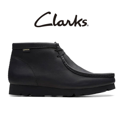 CLARKS クラークス Wallabee BT GTX レザー ワラビーブーツ ゴアテックス 26146260 黒 メンズ