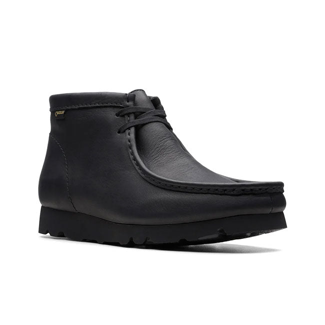 CLARKS クラークス Wallabee BT GTX レザー ワラビーブーツ ゴアテックス 26146260 黒 メンズ