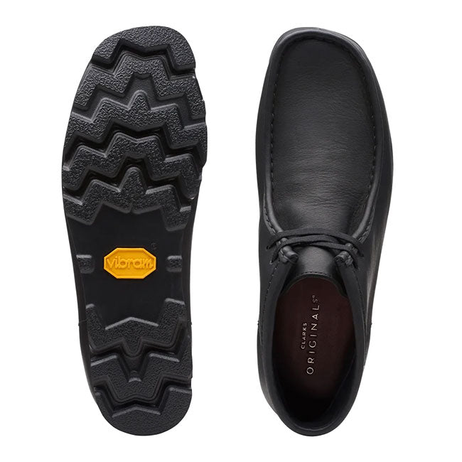 CLARKS クラークス Wallabee BT GTX レザー ワラビーブーツ ゴアテックス 26146260 黒 メンズ
