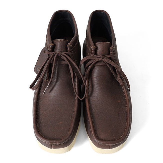 CLARKS クラークス Wallabee BT GTX レザー ワラビーブーツ ゴアテックス 26177730 茶 メンズ