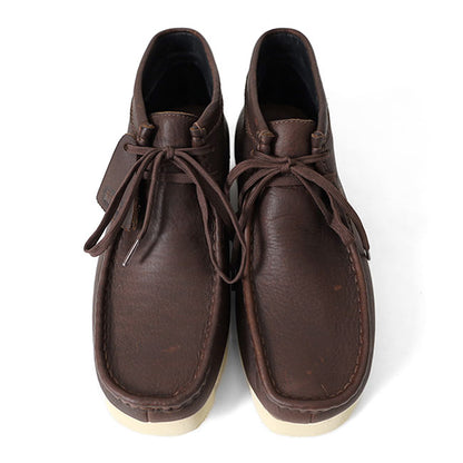 CLARKS クラークス Wallabee BT GTX レザー ワラビーブーツ ゴアテックス 26177730 茶 メンズ