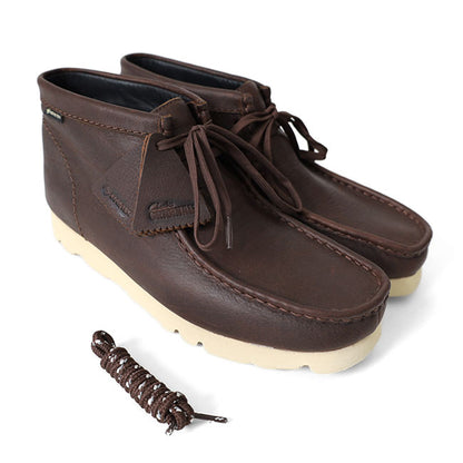 CLARKS クラークス Wallabee BT GTX レザー ワラビーブーツ ゴアテックス 26177730 茶 メンズ