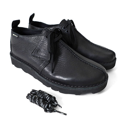 CLARKS クラークス Desert Trek GTX デザート トレック ゴアテックス レザーブーツ 26177725 黒 メンズ