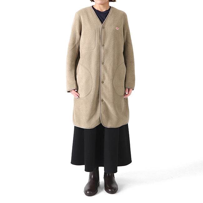 DANTON ダントン フリース ロングカーディガン JD-8992 フリースコート (レディース)