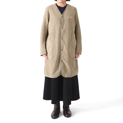 DANTON ダントン フリース ロングカーディガン JD-8992 フリースコート (レディース)
