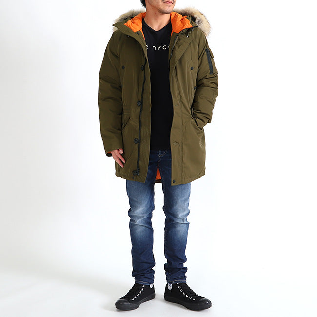 Cape Heights ケープハイツ DELTA デルタ ファー付き N-3B  ダウンコート ミリタリー (メンズ)