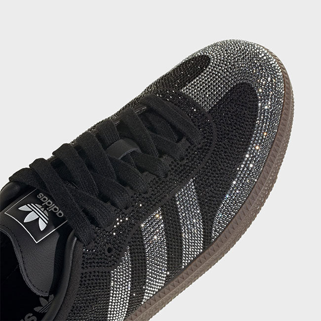 adidas originals アディダスオリジナルス SAMBA OG サンバ ラインストーン IH9052 黒 シルバー スニーカー シューズ レディース