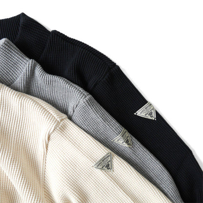 Nigel Cabourn ナイジェルケーボン ハイネック モックネック ワッフルトレーナー 80350020028 (メンズ)