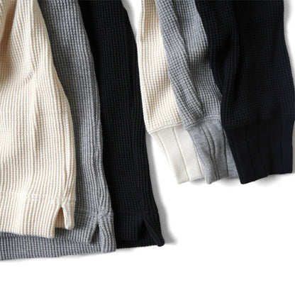 Nigel Cabourn ナイジェルケーボン ハイネック モックネック ワッフルトレーナー 80350020028 (メンズ)