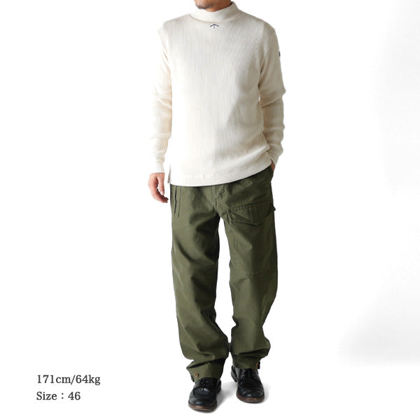 Nigel Cabourn ナイジェルケーボン ハイネック モックネック ワッフルトレーナー 80350020028 (メンズ)