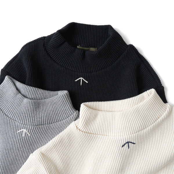 Nigel Cabourn ナイジェルケーボン ハイネック モックネック ワッフルトレーナー 80350020028 (メンズ)
