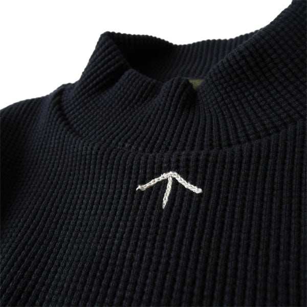 Nigel Cabourn ナイジェルケーボン ハイネック モックネック ワッフルトレーナー 80350020028 (メンズ)