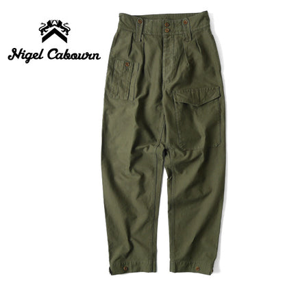 Nigel Cabourn ナイジェルケーボン ブリティッシュ カーゴパンツ ミリタリー 80350050010 80360050030 80400050030 オリーブ (メンズ)